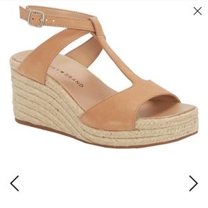 Lucky Brand Valki T Strap Platform Sandal